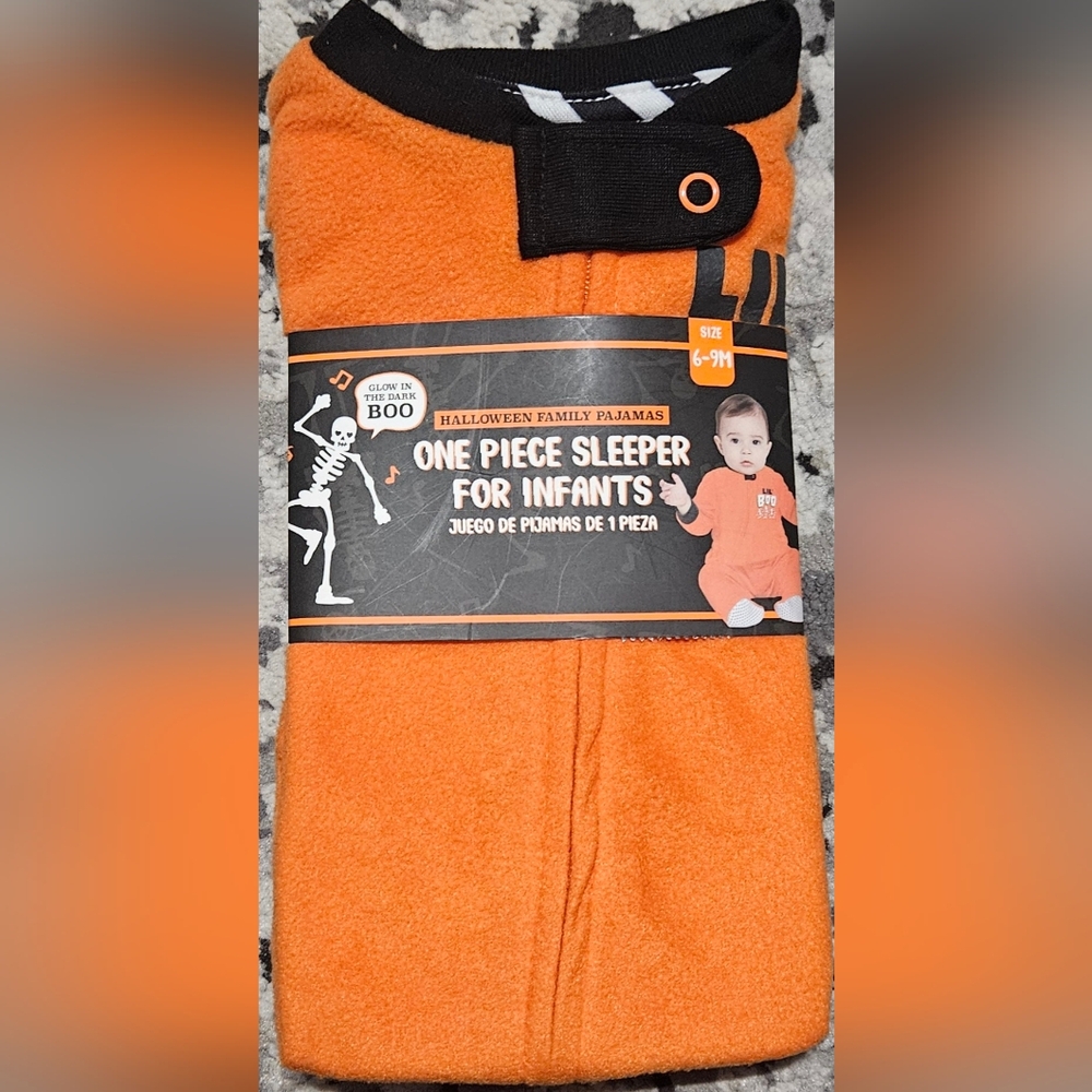 Glow in the Dark Baby Onesie Size 6-9 months Brand New! Lil Boo